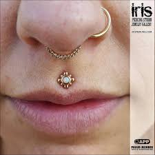 luke horton on instagram healed septum and philtrum on my beautiful girlfriend performed by me medusa piercing jewelry face piercings body piercing jewelry