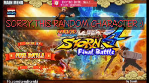 Tutorial naruto senki splash screen video ilustrasion. Naruto Senki Ultimate Storm 4 Final Battle Video Dailymotion