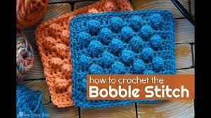 Bobble stitch (sometimes also called popcorn crochet to learn this simple stitch, chain multiples of 12. How To Crochet The Bobble Stitch Youtube