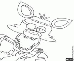 Hang around with this mischievous monkey blast off into outer space to explore new frontiers. Foxy Five Nights At Freddy S Coloring Page Printable Game