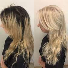 However, i had my hair bleached and dyed professionally once, and i've been maintaining it at home for almost year since then. We Went To Work On This On Double Process Blonde But Turned Out So Pretty Redken Bleach Blonde Hair Levels Levels Of Hair Color Bleach And Tone