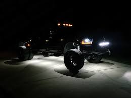 New 2 Mini Rgb W Led Rock Crawl Light Kit
