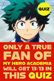 My Hero Academia Quiz Anime Quizzes My Hero Academia My Hero