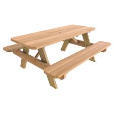 28 In X 72 In Wood Picnic Table Picnic Table Wooden Picnic Tables Picnic Table Kit