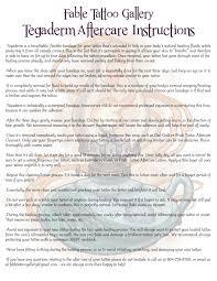 Caring for your tattoo can prevent those complications and ensure that the tattoo heals properly. Tattoo Aftercare After Tegaderm Tattoo