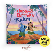 Lilo Stitch Birthday Bunting Banner Party Background Decoration Custom Name Shopee Singapore Background stitch al por mayor online: lilo stitch birthday bunting banner party background decoration custom name