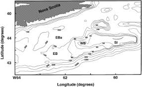 Bathymetric M Chart Of The Scotian Shelf Showing Emerald