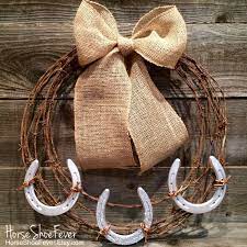 The Rugged Home Home Decor Diy Blog Country House Decor Horseshoe Wreath Western Decor