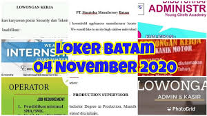 Lowongan kerja tukang sapu jalan surabaya. Lowongan Kerja Batam Loker Batam Terbaru Youtube