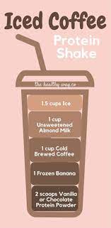 Pin By Crystal Nielsen On Coffee Luv Lunch Smoothie Iced Coffee Protein Shake Healthy Smoothies