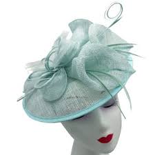 Buy Large Cream & Cornflower Light Blue Rose Flower Fascinator Disc Hat  Hatinator Races Headpiece Floral Wedding U11805 Online in India