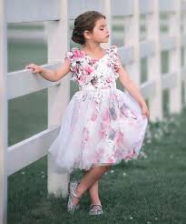 Pink White Floral Bianca Dress Infant Toddler Girlstrish Scully Child 32 99 Bianca Dress Kids Party Dresses Dresses