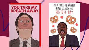 Abuse amongst celebrities is quite common. Funny The Office Valentine S Day Cards For The Jim To Your Pam Huffpost Life