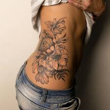 Yuri Mitin Stomach Tattoos Women Waist Tattoos Side Tattoos