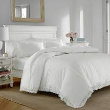 It is designed with a delicate fringed lace that will add a bohemian style to your bedroom. Laura Ashley Annabella Twin Comforter Set White Target