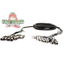 Instrument cords, or jack cables, are unbalanced because of the way they are wired. Xlr Snake Cable Patch 10ft X 8 Channels By Fat Toad Studio Stage Live Sound Recording Multicore Cords Pro Audio Shielded Balanced Wires For Microphone Interface Hub Dj Digital Mixer Amplifier