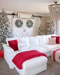 Christmas Decor Ideas Christmas Ideas Christmas Decorations Christmas Decoration Christmas Decorations Living Room Christmas Living Rooms White Christmas Decor