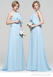 Simple Halter Bridesmaid Dress Jjshouse Jjshousebridesmaiddress Dresses Bridesmaid Dresses Wedding Dresses