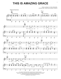 Letter notes how to play on piano amazing grace, a christian hymn with words written by english poet and clergyman john newton. Phil Wickham This Is Amazing Grace Sheet Music Pdf Notes Chords Christian Score Piano Vocal Guitar Right Hand Melody Download Printable Sku 153054