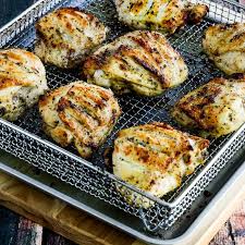 Heat butter in a large frying pan over medium heat. Low Carb Herb Marinated Air Fryer Chicken Thighs Video Kalyn S Kitchen