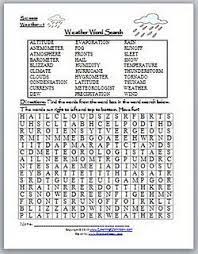 learning ideas grades k 8 weather word search puzzle weather words weather word search weather and climate