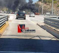 Η φωτιά ξέσπασε το πρωί λίγο μετά τις 11:00 σημαίνοντας συναγερμό στην πυροσβεστική που κινητοποίησε δυνάμεις, εναέριες και επίγειες. Fwtia Twra Sthn E8nikh Sto Ypsos Twn Diodiwn Ths Eleysinas Aytokinhto Tylixthke Stis Floges Eidhseis Pagenews Gr