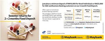 Maybank fixed deposit rate 2019. Maybank 2 2 Months Fixed Deposit