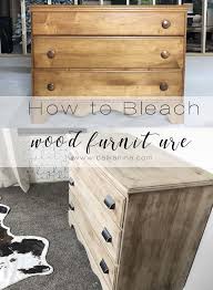 If the wood is too dark, soak a clean cloth in turpentine or mineral spirits and rub the wood firmly and evenly along the grain. How To Bleach Wood Furniture Balkanina Wood Floors Kitchen Cabinets Bleached Wood Diy Furniture Renovation Furniture Makeover