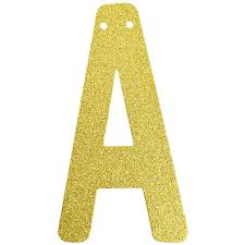 5 out of 5 stars (6) total ratings 6, $2.99 new. Glitter Letter Banner Garland 6inch Gold Letter A