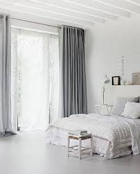 This interior scheme is easy to. Furniture Bedrooms White Bedroom With Grey Curtains Decor Object Your Daily Dose Of Best Home Decorating Ideas Interior Design Inspiration