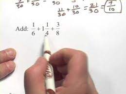 Adding fractions with unlike denominators may look tricky, but once you make the denominators the same, addition is a snap. Adding Three Fractions Youtube