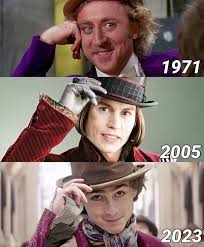 Johnny Depp vs. Timothée Chalamet – Two Faces of Willy Wonka 🍫 Johnny Depp (2005 – Charlie and the Chocolate Factory) brought to life the eccentric magician of sweets, blending humor with
