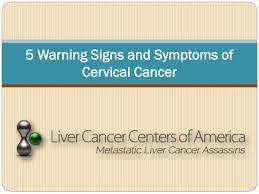 Recognizing these indicators can lead to an earlier. Ppt 5 Warning Signs And Symptoms Of Cervical Cancer Powerpoint Presentation Id 7803026