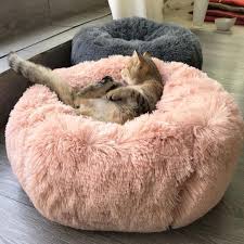 Caminha Para Cachorro Em Formato De Hot Dog Inspire Uplift Gray 50cm Britedoggie Faux Fur Pet Bed Faux Fur Pet Bed Plush Pet Bed Dog Pet Beds