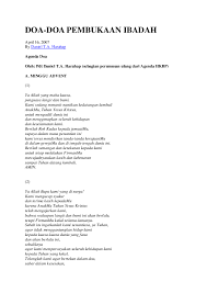 Doc Doa Doa Pembukaan Ibadah Yudha Yudha Academia Edu