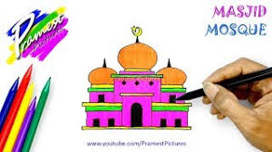 Contoh gambar masjid dengan pensil simak gambar berikut. Masjid Cara Menggambar Dan Mewarnai Gambar Untuk Anak Anak Youtube