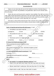 فرض الثلاثي 1 لغة انجليزية 3 متوسط