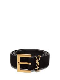 ysl suede belt saint laurent matchesfashion us