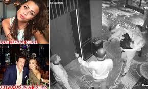 Throughout the inquest, it was revealed that smit's body had signs of an arm grip, trauma at the back of the head and dna of johnson under her nails. Final Moments Of Tragic Teenage Model Caught On Camera Daily Mail Online