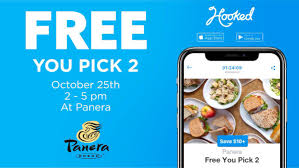 Not sure where to start? Drinkingticket On Twitter Want Free Food Download The Hooked App And Stop By Panera In The Vista Until 5pm For A Free Pick 2