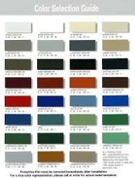 Aluminum Trim Coil Color Chart Multiple Colors To Chose