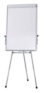 Flip Chart Easel With Whiteboard Magnetic Surface Tripod Stand 2 X 3 Feet