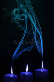 Candles With Smoke Blue Candles And Smoke Abstract Background Spon Blue Smoke Candles Background Abstract Ad Candles Candle Smoke Photo Candles