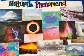 Mínimo 10 imágenes, recortes y/o dibujos. Natural Phenomena Collage Natural Phenomena Nature Painting