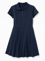 Old Navy Uniform Pique Polo Dress For Girls Bought 6 50 Polo Dress Girls Dress Shop School Uniform Fashion