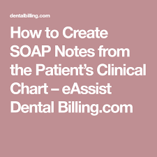 How To Create Soap Notes From The Patients Clinical Chart