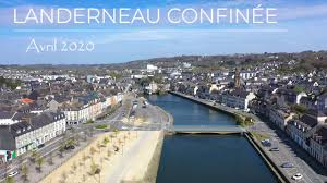 L'un des derniers ponts habités d'europe. Confinement A Landerneau 4k Drone Avril 2020 Youtube