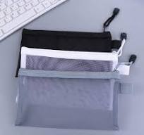 Amazon.com: Nylon Zipper Pouch, File Folders Pencil Case ...