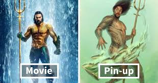 He worked with esquire for five years, during which time millions of magazines were sent free to world war ii troops. Artist Draws Male Superheroes As Pin Up Models And The Prints Are Selling Out Fast Bored Panda