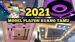 Desain gambar rumah minimalis tampak depan, samping dan belakang terbaru 2021 berbagai ukuran dengan dinding batu alam, kayu serta warna solid. Plafon Minimalis Ruang Tamu Terbaru 2021 New Ceiling Desaign Youtube